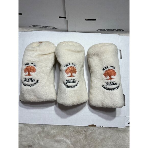 PGA 1988 Commemorating OakTree Championship golf club head cover lot of three - Picture 1 of 5